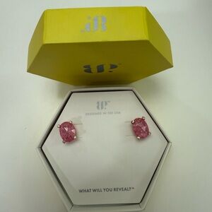 BP ER23073 Pink Stud Ice Crystal Studs